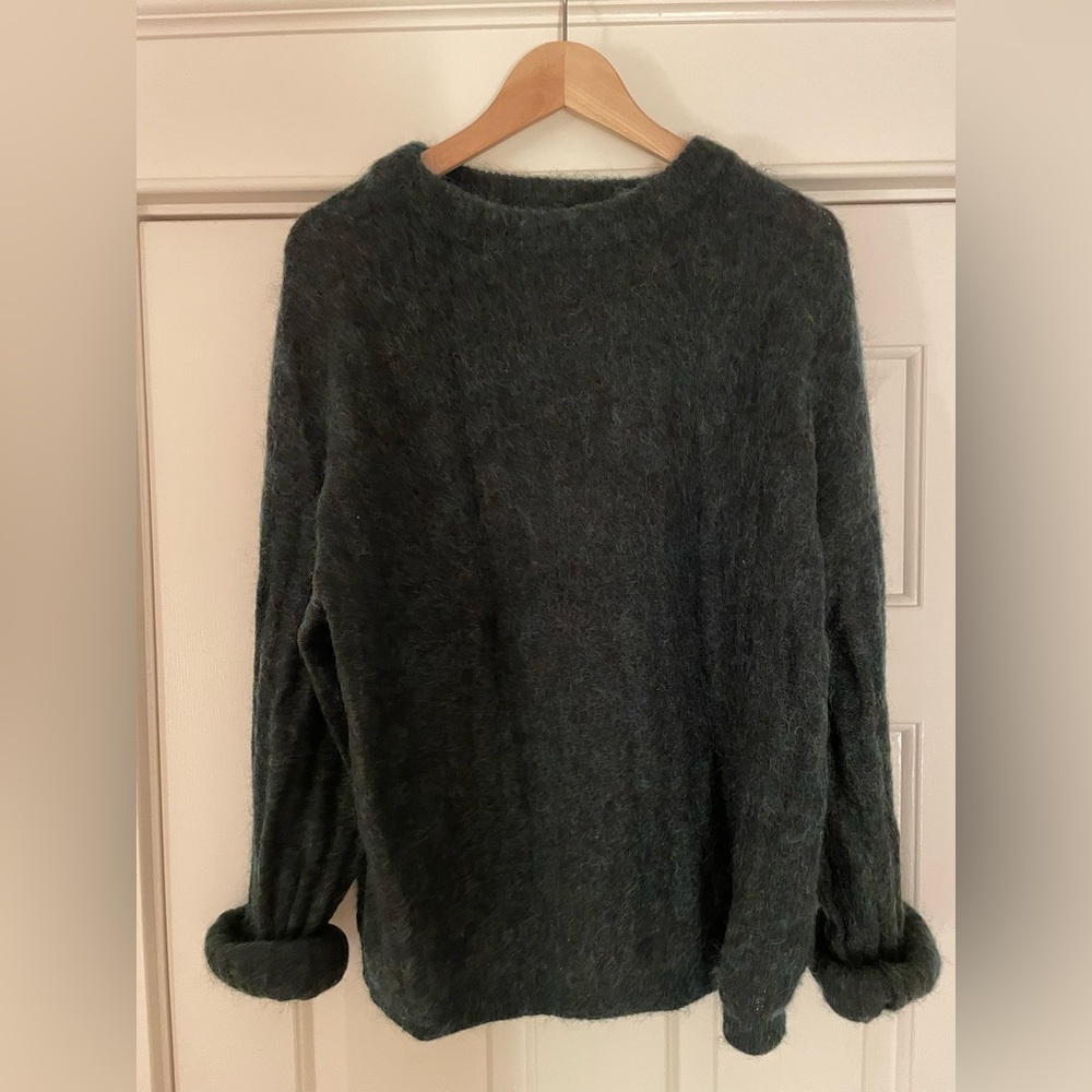 Acne Studios Mohair Sweater - Forest Green.